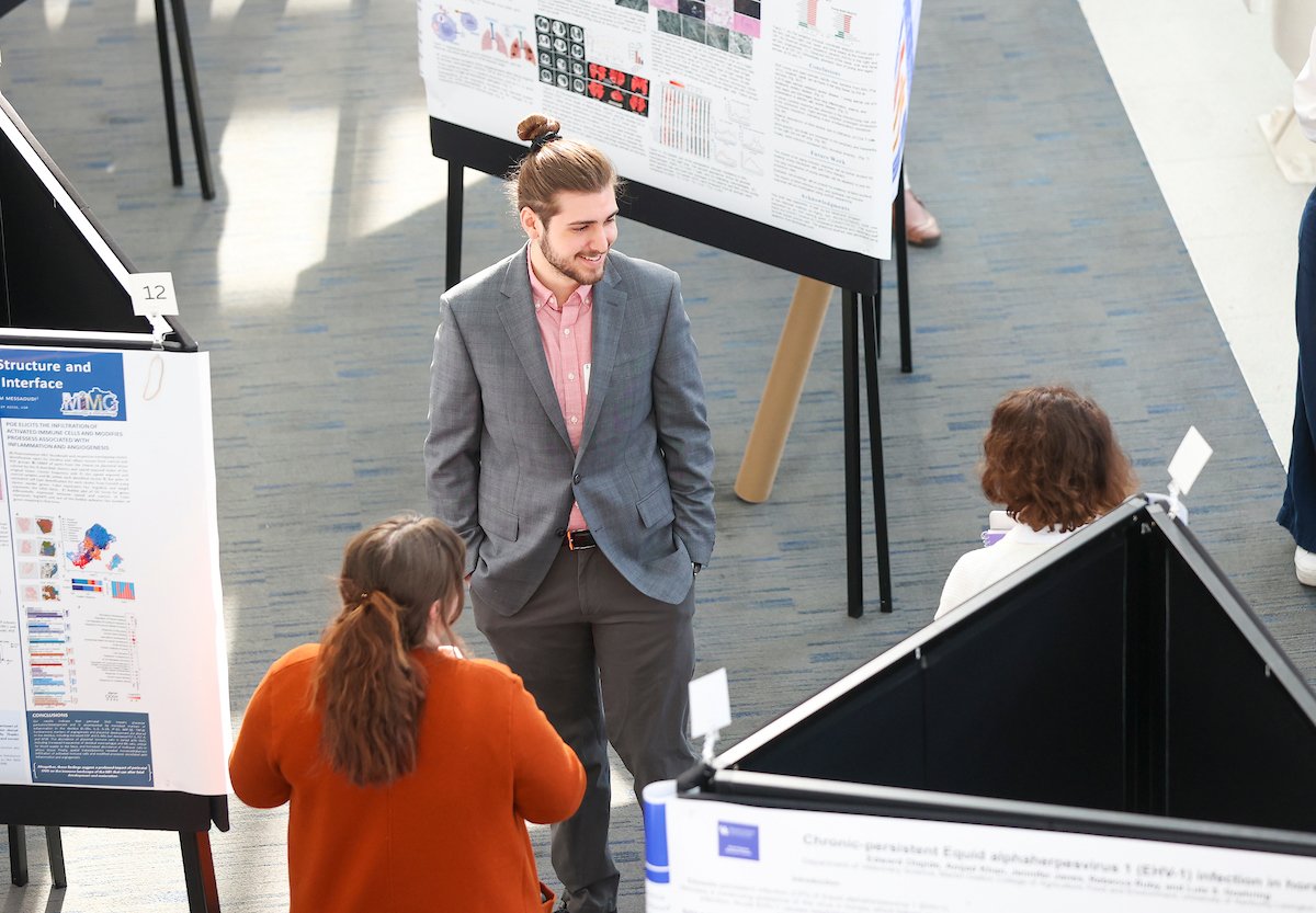 Ethan Napier at the Annual Infectious Diseases Research day 2024